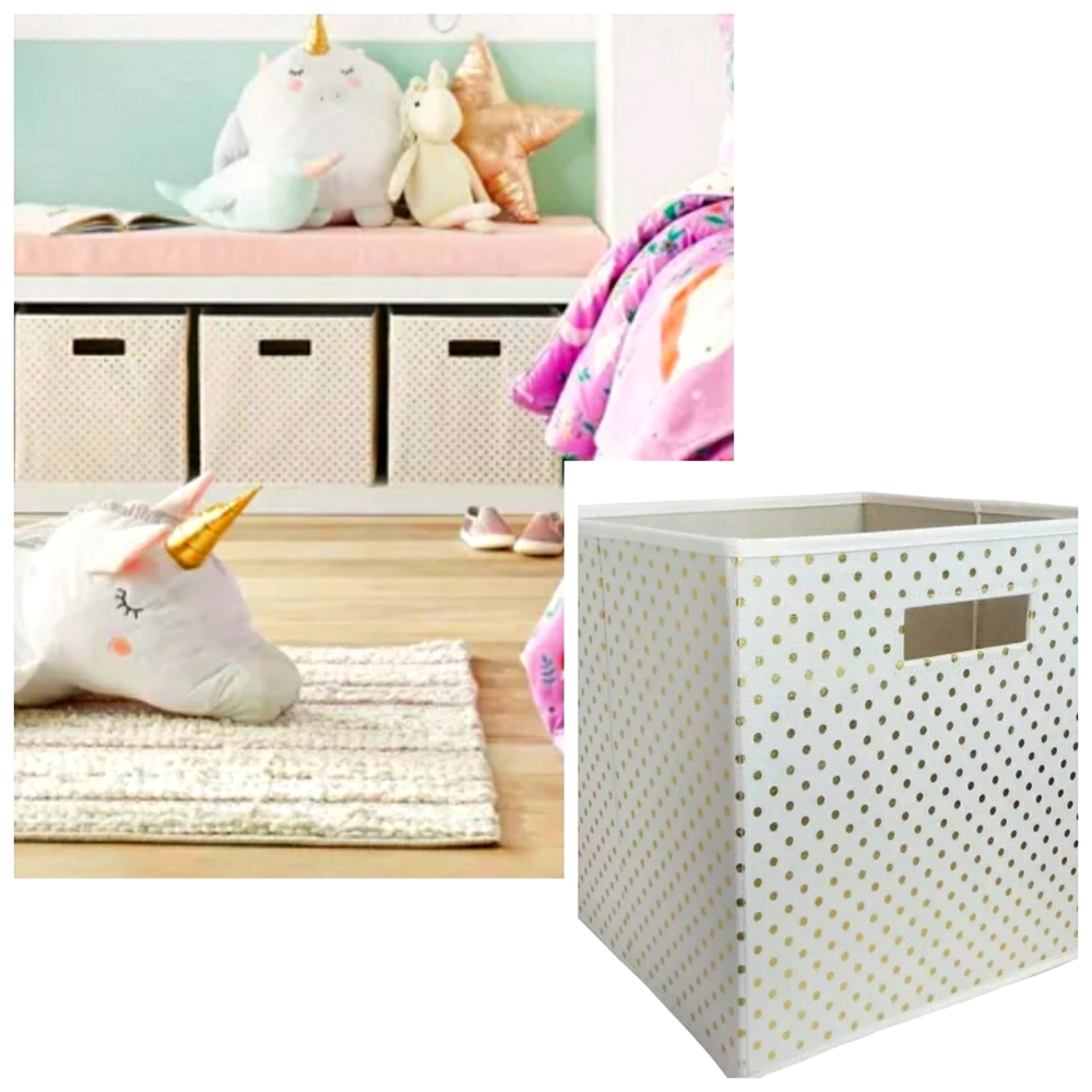 13"x13" Fabric Cube Storage Bin - Pillowfort™
